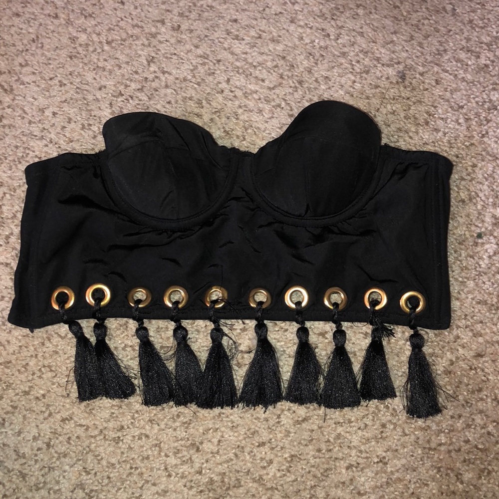 ASOS black festive top